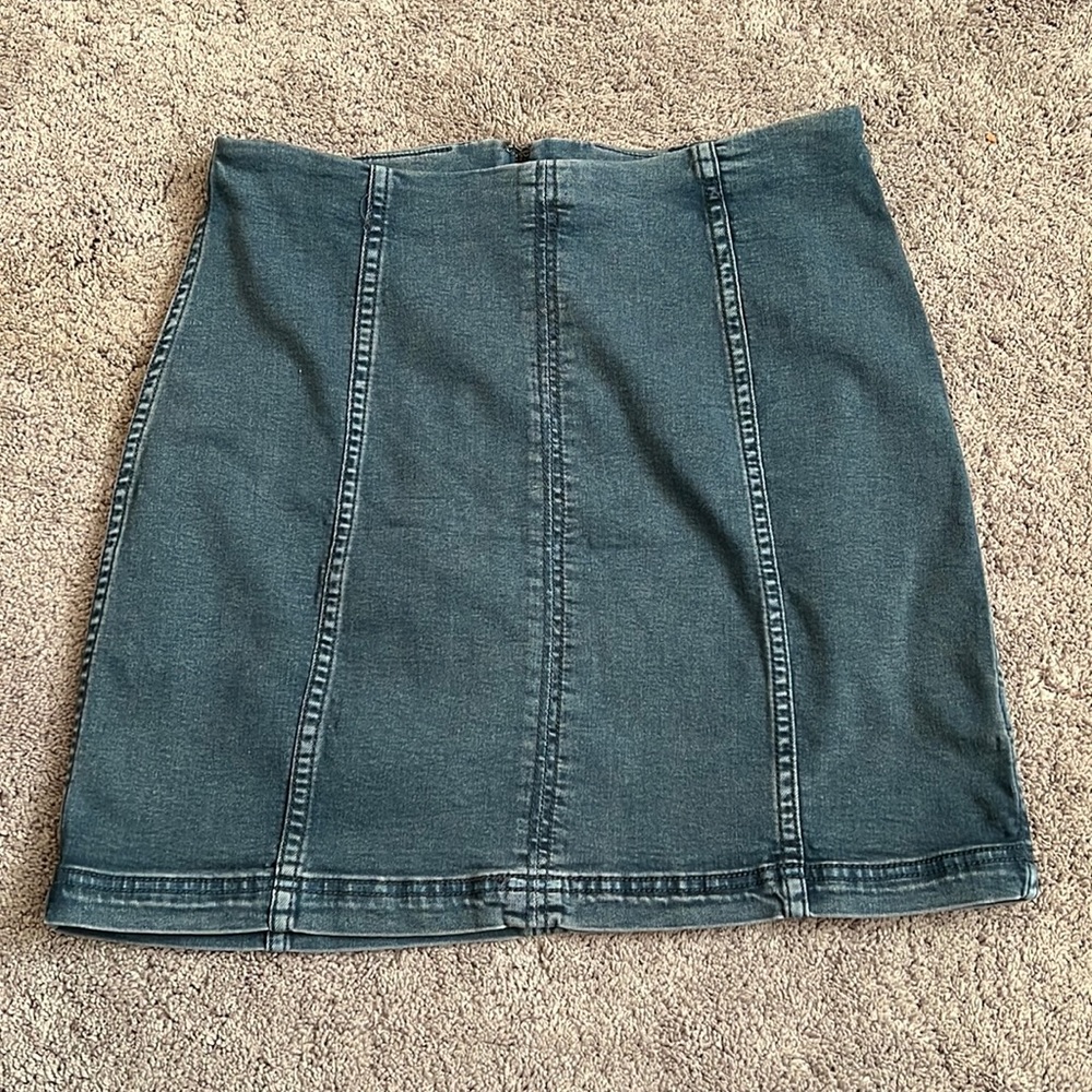 Free People • Denim mini skirt